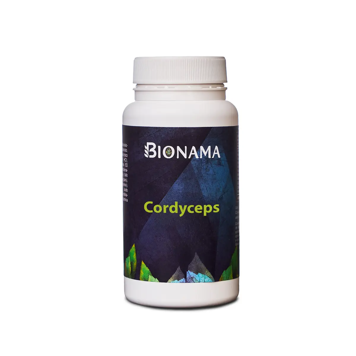 Cápsulas de Cordyceps Bionama. Suplemento que combate el estrés y potencia energía y longevidad. Tu aliado natural.