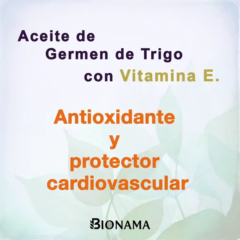 Ficha con propiedades de las perlas de aceite de Germen de Trigo de Bionama.