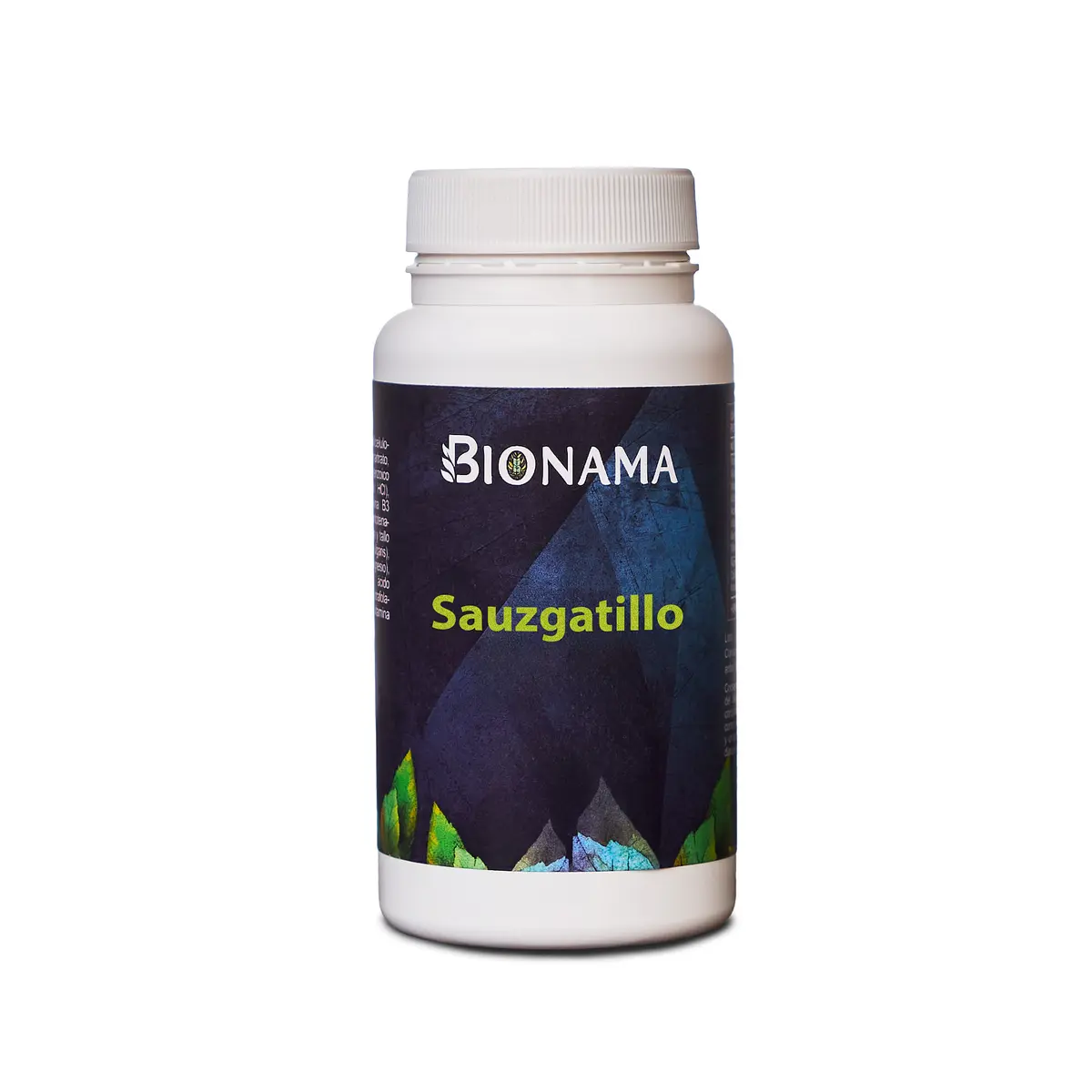 Bote de cápsulas de Sauzgatillo de Bionama, ideal para equilibrar el sistema hormonal femenino. Suplemento natural.